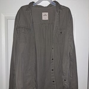 Hollister Women's Army green Jacket